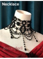 Surface Spell Gothic Portrait of a Lady Crinolines Necklace